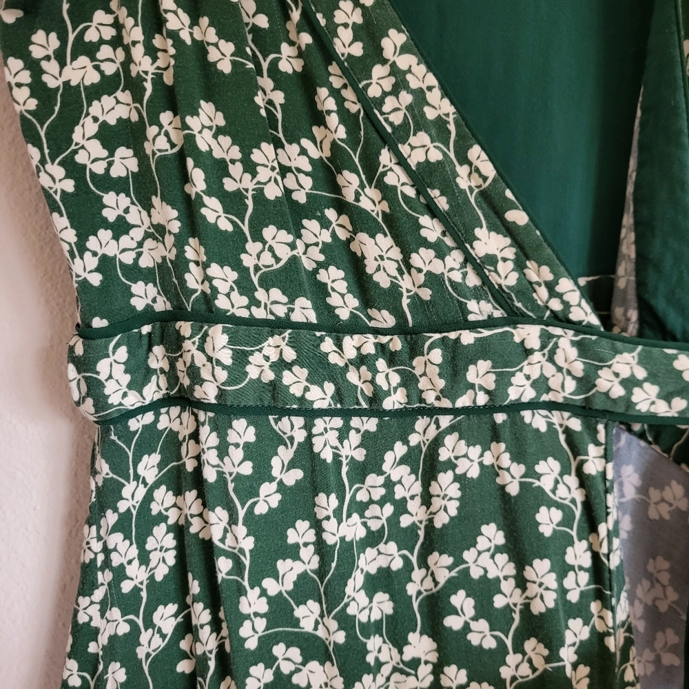 Kimchee Blue Rita Wrap Dress by Urban Outfitters - Picture 3 of 7